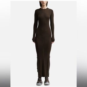 Rick Owens Ribbed Maxi Dress